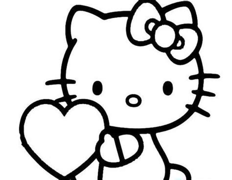 Hello Kitty简笔画图片 - 简笔画网