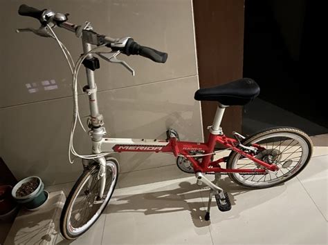 【支持自行车论坛】我的小白美利达飞翔50折叠车。_自行车社区_易车社区