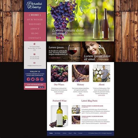 酒类网站模板_酒类网页模板_ 免费企业网站模板自助建站- 凡科建站