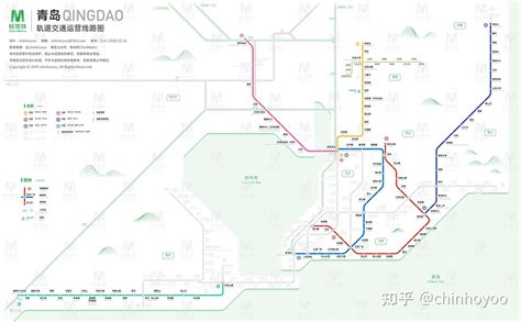 青岛地铁线路图图片
