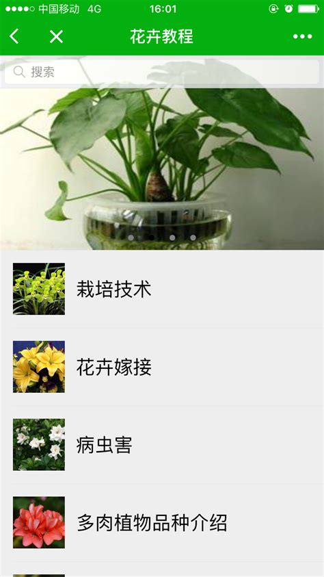 农产品小程序模板【鲜花植物小程序模板】-凡科商城