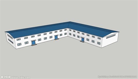 工业厂房3dmax 模型下载-光辉城市