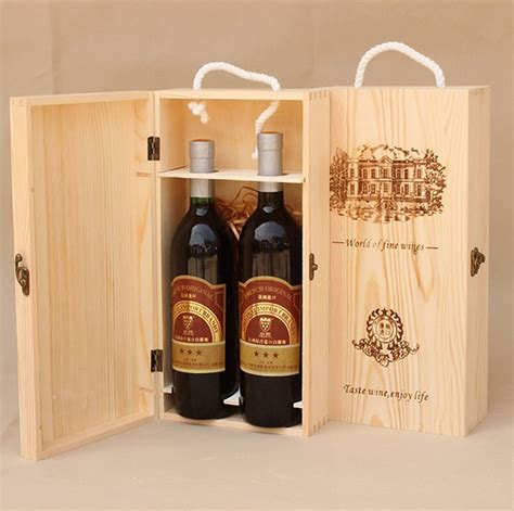 现货六支红酒盒木盒双支装红酒木箱木质酒盒六瓶装葡萄酒木盒定做-阿里巴巴