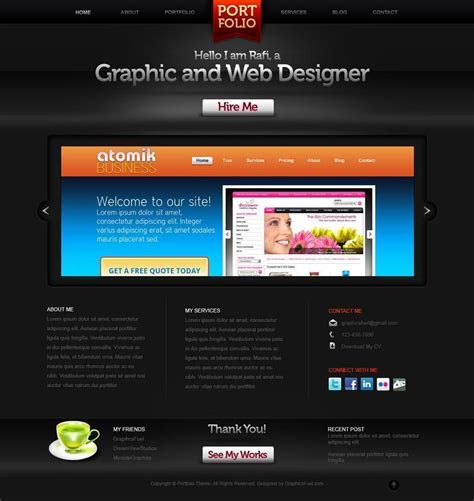 欧美风格企业网站模板九 - NicePSD 优质设计素材下载站
