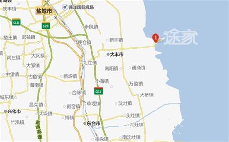 大丰地图图片
