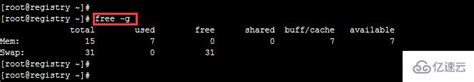 linux如何查看内存多少g - 建站服务器 - 亿速云
