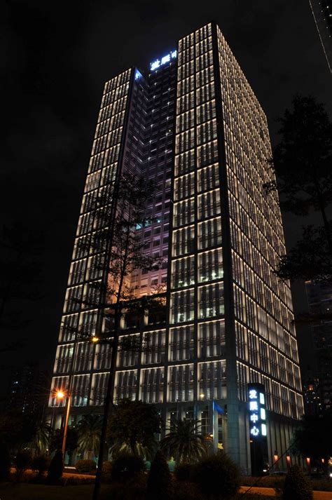 广州市发展中心大厦建筑照明