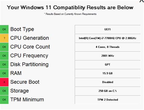Free Windows 11 Compatibility Checker Software: WhyNotWin11
