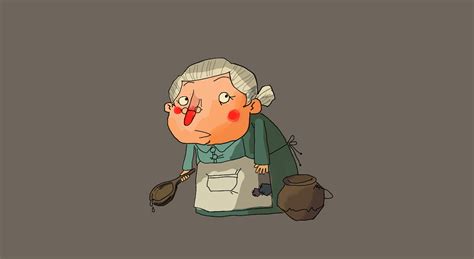 可爱的老太婆|插画|插画习作|宠辱不惊1217 - 原创作品 - 站酷 (ZCOOL)