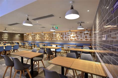 餐饮店设计·中粮创芯食堂，现代化绿色生态食集|空间|酒店餐饮设计|华空间设计_原创作品-站酷ZCOOL