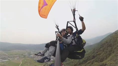 杭州余杭新开了一家滑翔伞基地啦 鸬鸟国家滑翔伞基地 近仙山谷漂流 云上草原_飞行