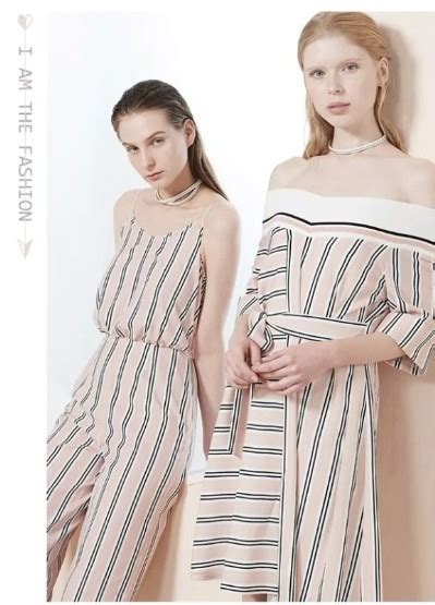 AIVEI艾薇女装2019夏季新款条纹系列-服装品牌新品-CFW服装设计网
