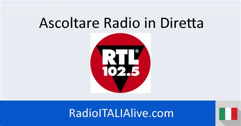 Ascoltare RTL 102.5 | Radio Italia FM Live