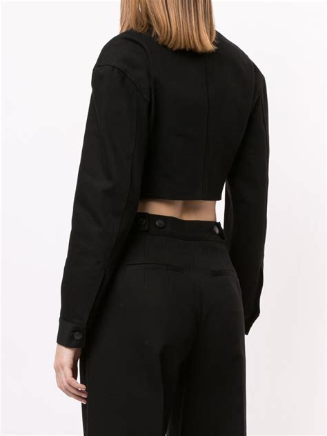 Alexander Wang Cropped single-breasted Blazer - Farfetch