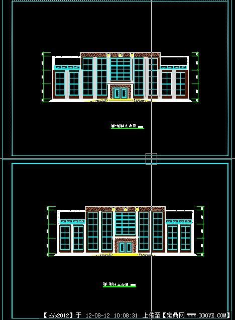 6层现代风格办公楼方案设计CAD图纸_办公建筑_土木在线