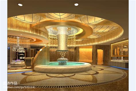 豪华洗浴中心方案设计_817986 – 设计本装修效果图