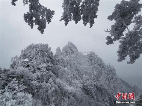 Rime turns Laojie Ridge into white wonderland - China Minutes