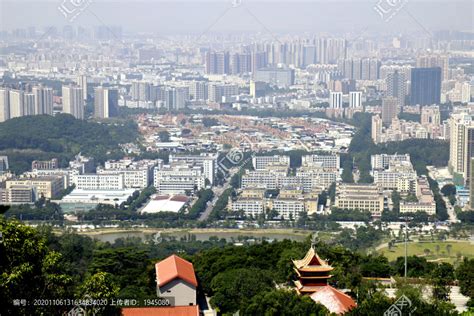 福永凤凰山俯视,都市风光,建筑摄影,摄影素材,汇图网www.huitu.com