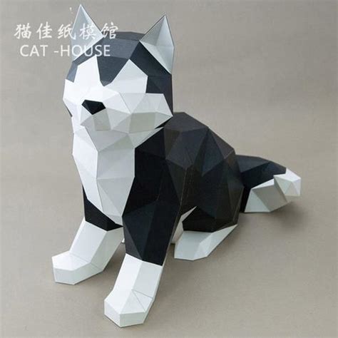 熊猫3d纸模型_爬树 3d纸模型diy手工纸模摆件挂饰几何立体构成 - 阿里巴巴