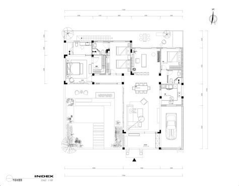 云南丽江·“悦莲庄”海景民宿设计 / 长空创作平面规划图 | SOHO设计区