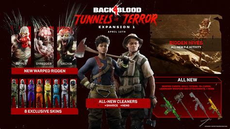 Back 4 Blood: Tunnels of Terror First Expansion Announced - Gameranx
