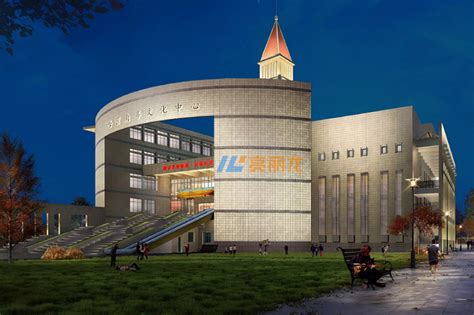 新疆哈密南粤文化中心楼体亮化项目---亮丽龙照明