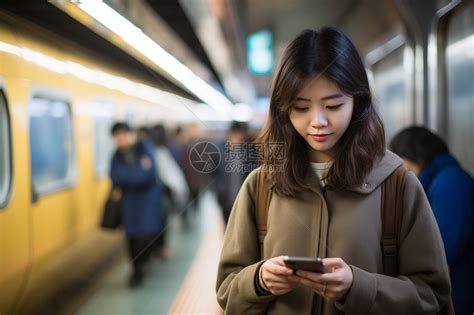非主流地铁女孩头像