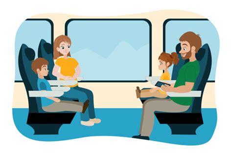 孩子们乘火车旅行与儿童的铁路旅行-包图企业站