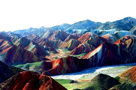 中国七个最美丹霞地貌，六个在南方湿润地区，只有张掖在干旱西北_色彩