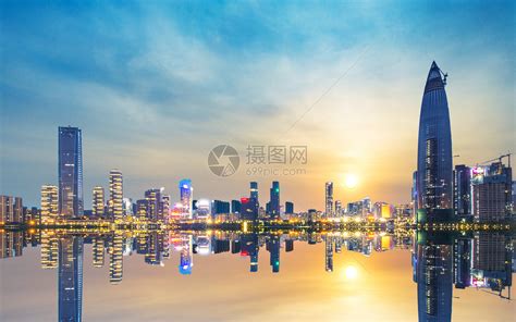 深圳后海城市天际线高清图片下载-正版图片500932356-摄图网