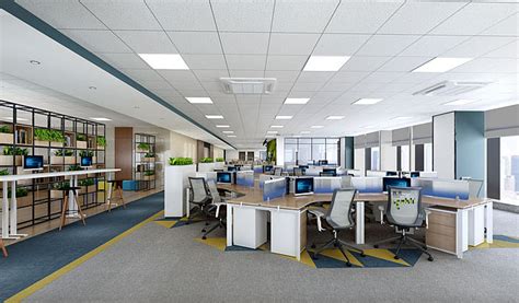 西安1000平米办公室装修案例|空间|商业空间设计|西安办公室装修 - 原创作品 - 站酷 (ZCOOL)