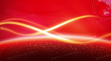 红色璀璨光效大气会议展板背景素材背景图片素材免费下载_熊猫办公