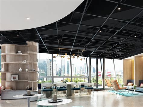 南山办公室设计公司如何打造高大上的公司前台大厅？—文丰装饰公司