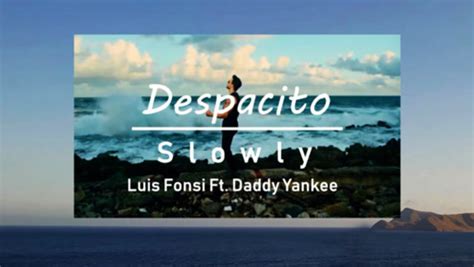 西班牙语歌曲收听冠军：《Despacito》歌词