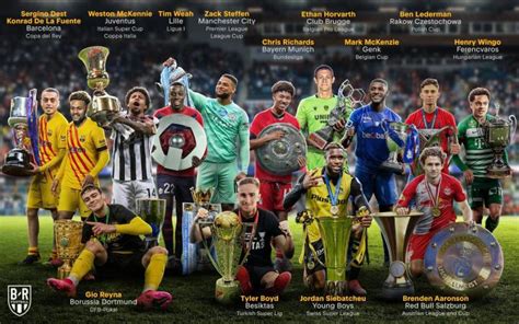 360体育-本赛季14名美国球员在欧洲夺冠，其中7人效力五大联赛