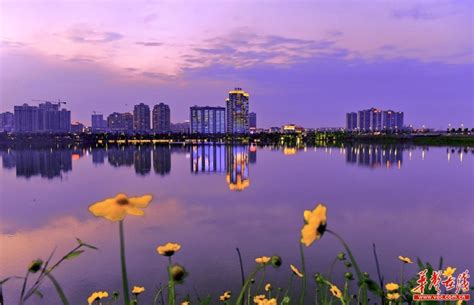 夕阳下的湘阴县 - 精美图集 - 2017中国湖南国际旅游节 - 华声在线专题