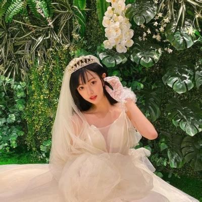 带头纱女生头像温柔