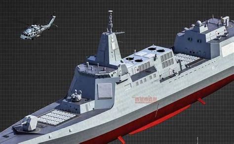 中国海军055型导弹驱逐舰solidworks数模图纸_军舰模型下载-摩尔网CGMOL