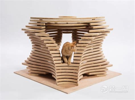 DIY猫抓板窝双层猫房子猫屋瓦楞纸猫窝纸箱大号猫别墅猫咪用品-阿里巴巴