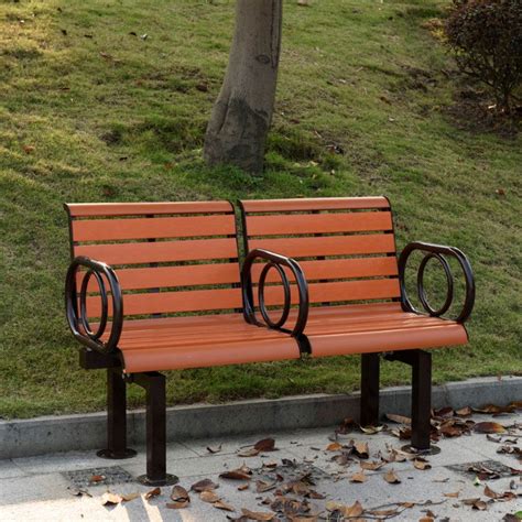 公园椅子铸铝户外桌椅塑木长椅排椅实木椅休闲公园长凳防腐木条椅-阿里巴巴