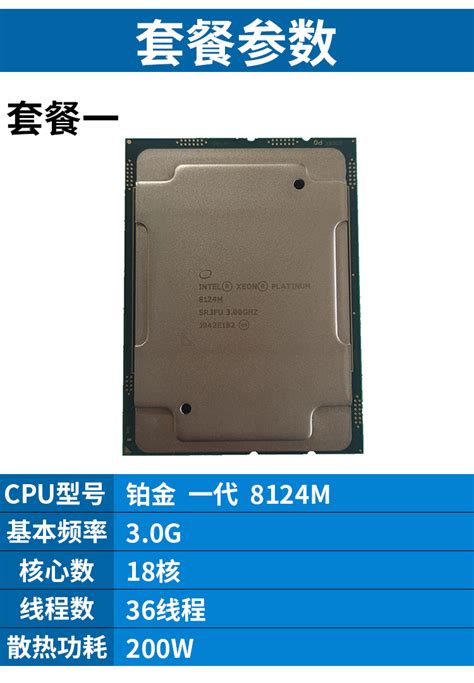 Intel/英特尔 铂金 8124M 8175M 8171M 8222L 8173M正式版 CPU-淘宝网