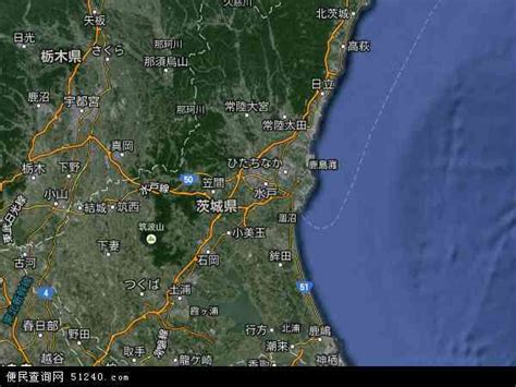 日本茨城县地图图片