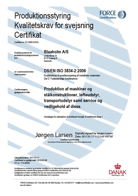 EN ISO 3834-2 › IRMA GmbH