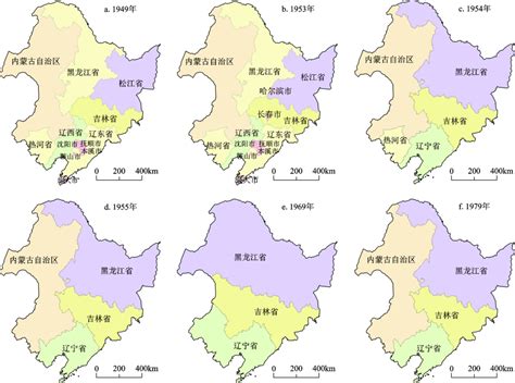 东北地区地图图片