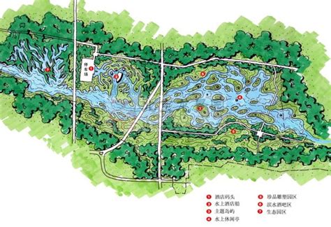北京某水上景观走廊设计概念图-滨水休闲景观-筑龙园林景观论坛