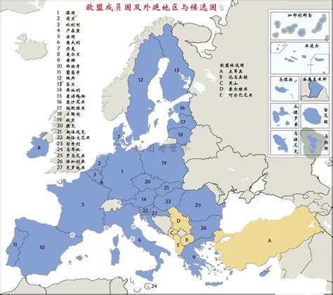 欧盟成员国有哪些（欧洲的欧盟成员国及北约成员国有哪些） | 说明书网