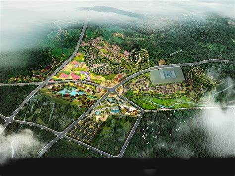 贵州道真县规划C区3dmax 模型下载-光辉城市