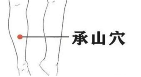 承山的准确位置图图片