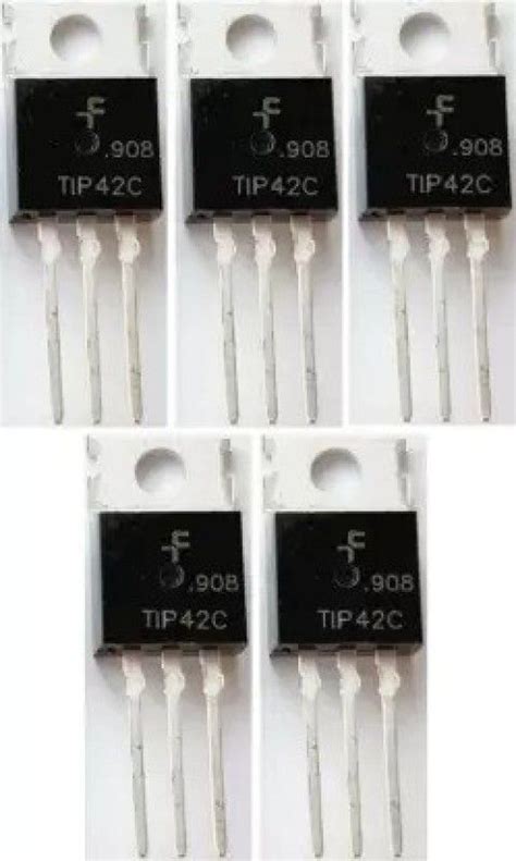 WHO SETOF 5PCS OF TIP42C PNP TRANSISTOR USED FOR AMPLIFICATION AND ...