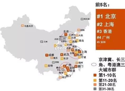 同比例下的五大城市群，最看好长江中游城市群的潜力! - 知乎